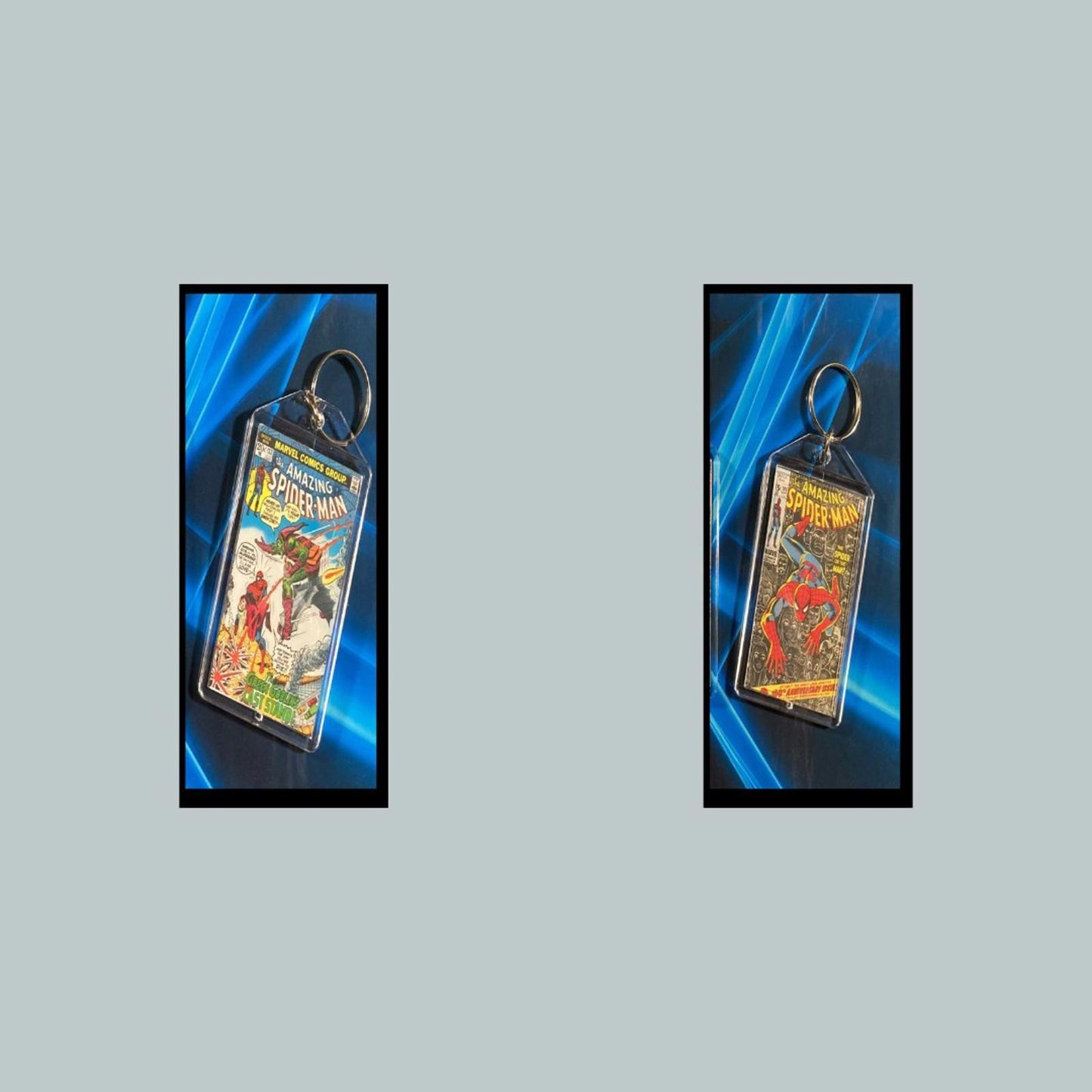 0441 Spider Man July 1973 Classic Comics Goblins Last Stand Custom Keychain