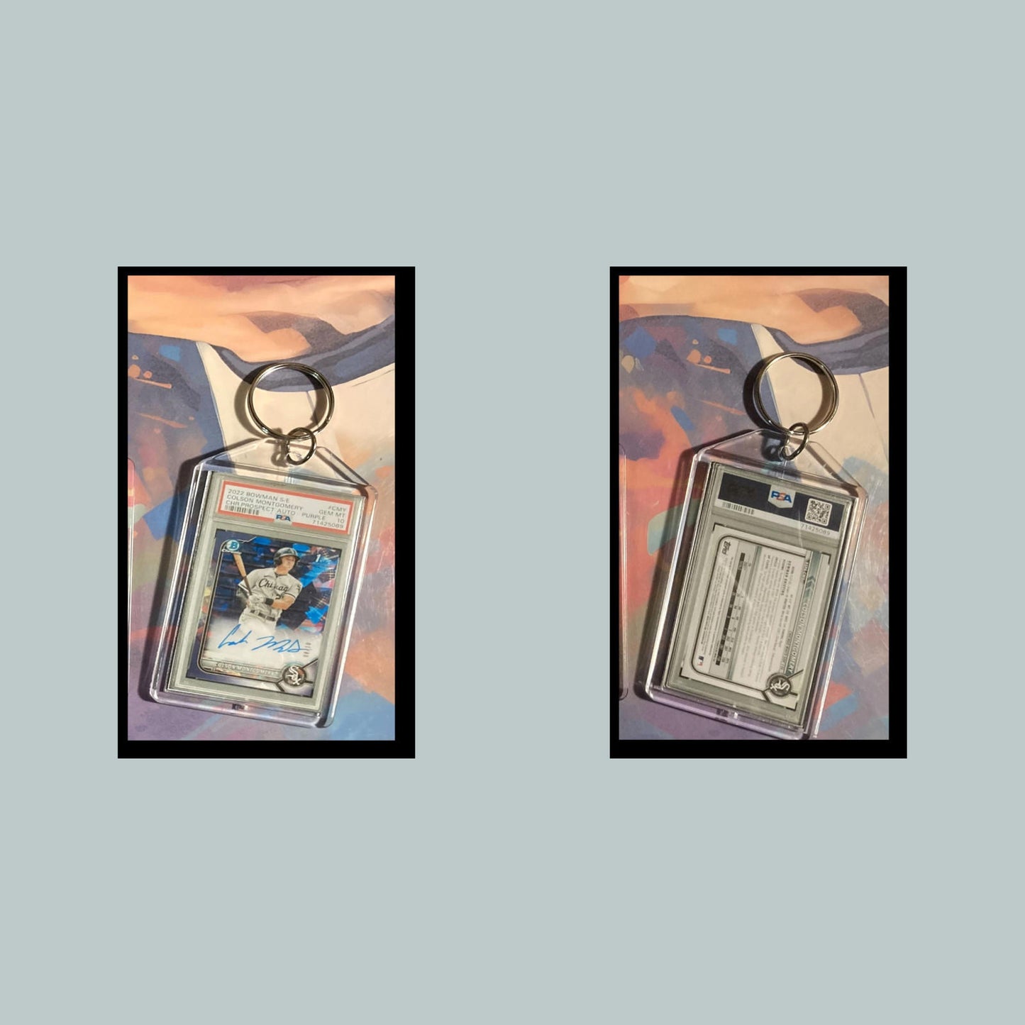 0552 Colson Montgomery 2022 SE Auto Custom Hand Made Keychain Makes Great Gift