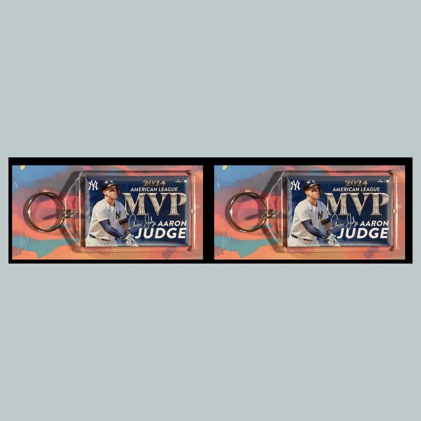 0348 Aaron Judge MVP Custom Hand Made Keychain-Makes A Great Gift