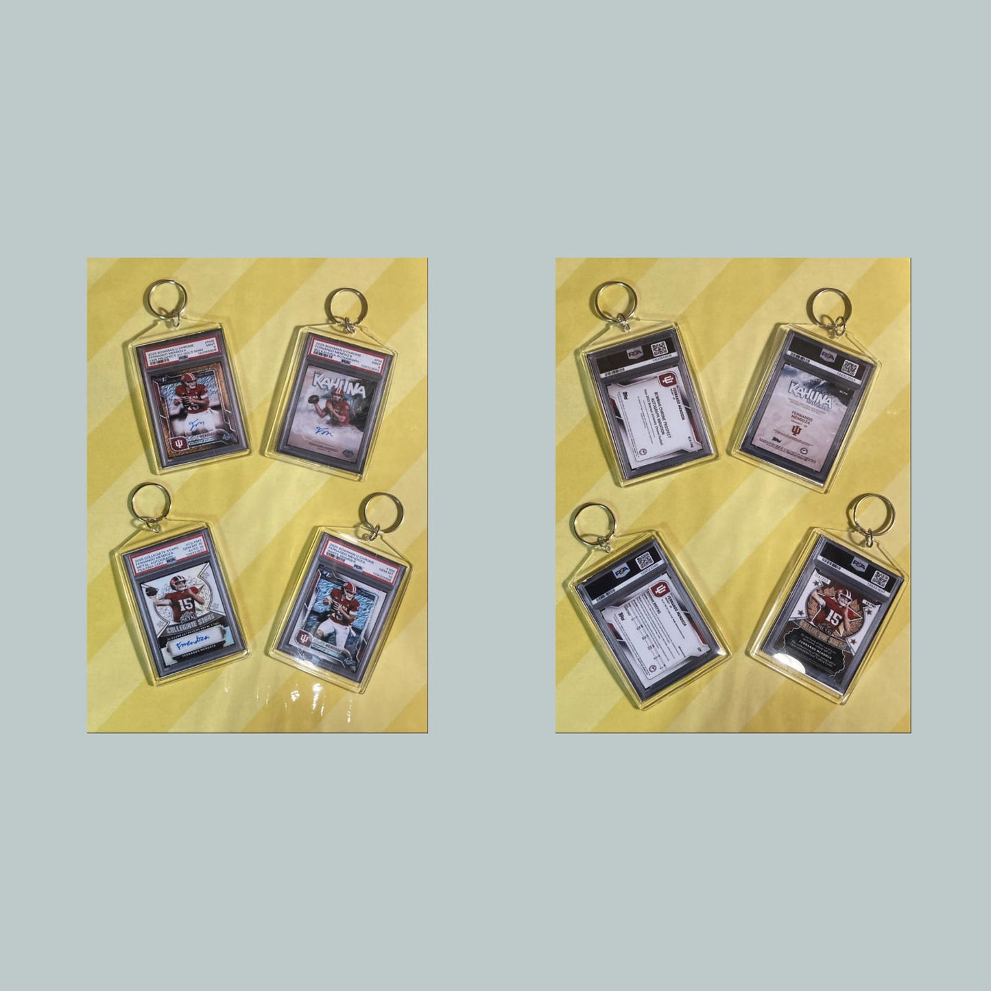 0767B Fernando Mendoza Jumbo Quad Pack Bundle Custom Hand Made Keychains