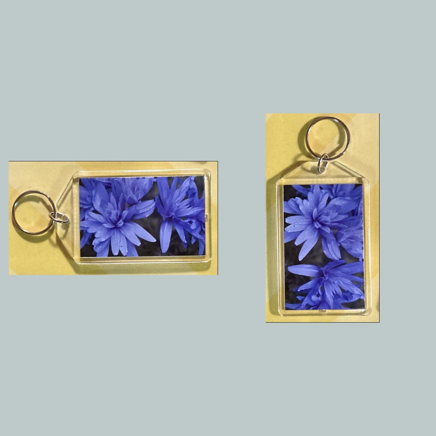 0740 Fall Crocus Acrylic Keychain | Floral Keychain | Flower Lover Gift | Botanical Purse Charm | Backpack Accessory
