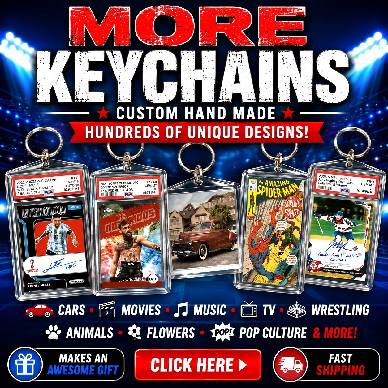 2942B More Keychains Hundreds of Unique Designs to Choose From