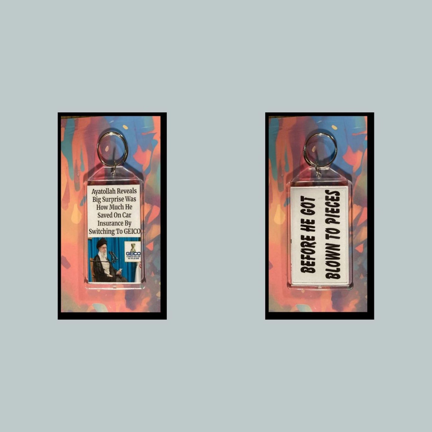 0390 Ayatollah Reveals Surprise Custom Hand Made Keychain-Makes A Great Gift0