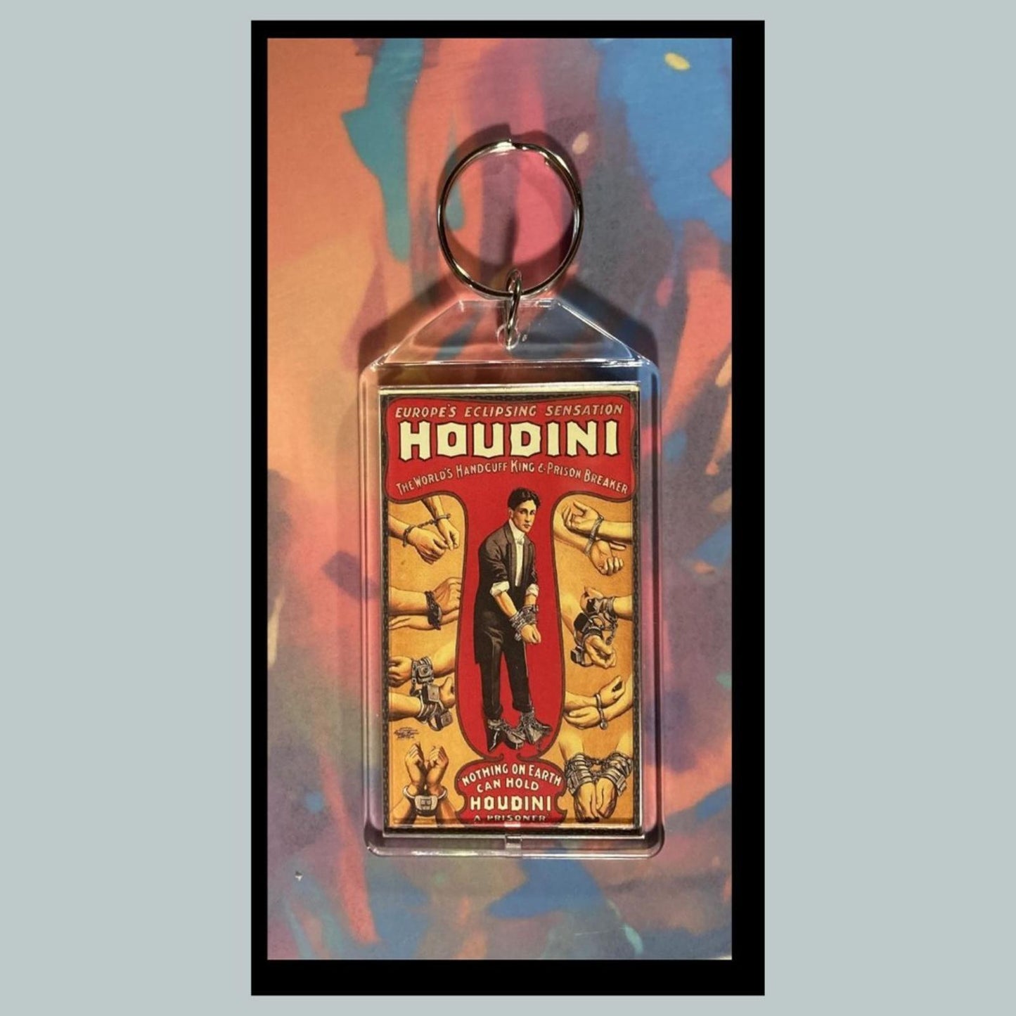 0383 Houdini Custom Hand Made Keychain - Makes A Great Gift