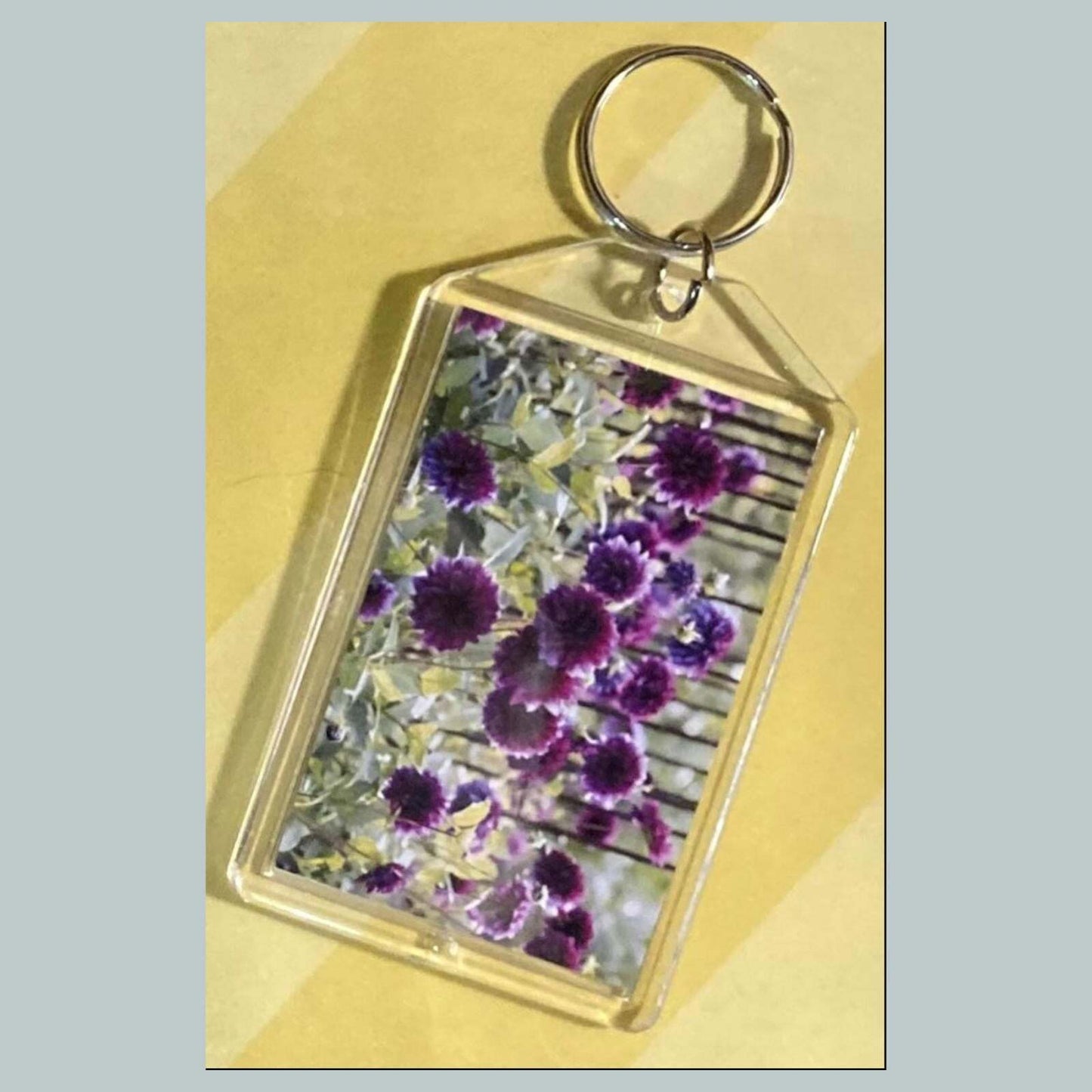 3678 Dahlia Acrylic Keychain | Floral Keychain | Flower Lover Gift MSC KYC