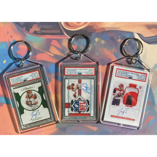 3169B Joe Burrow 3 Pack Bundle - 3 Different Custom Novelty Keychains -Gift FBL