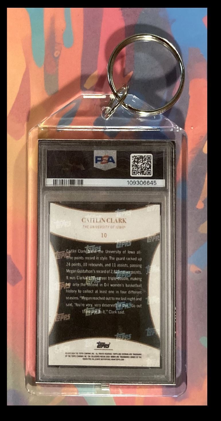 2971 Caitlin Clark 2024 Bowman U  Custom Keychain-Makes A Great Gift BKL KYC