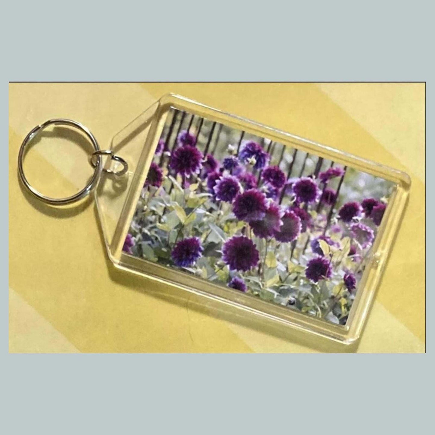 3678 Dahlia Acrylic Keychain | Floral Keychain | Flower Lover Gift MSC KYC