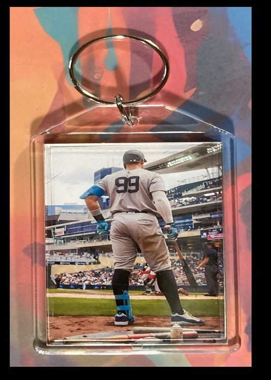 3362 Aaron Judge In Batting Circle Custom Hand Made Keychain-Makes A Great Gift BBL KYC