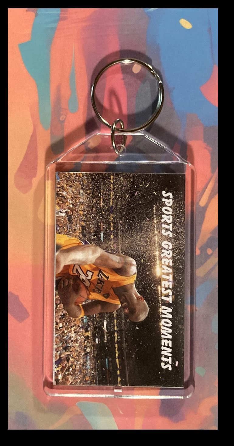 3337 Kobe Bryant Sports Greatest Moments Custom Hand Made Keychain BKL KYC