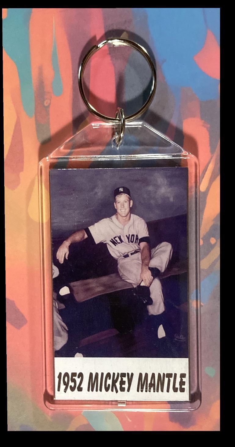 3292 Mickey Mantle 1952 Custom Hand Made Keychain - Makes A Great Gift BBL KYC