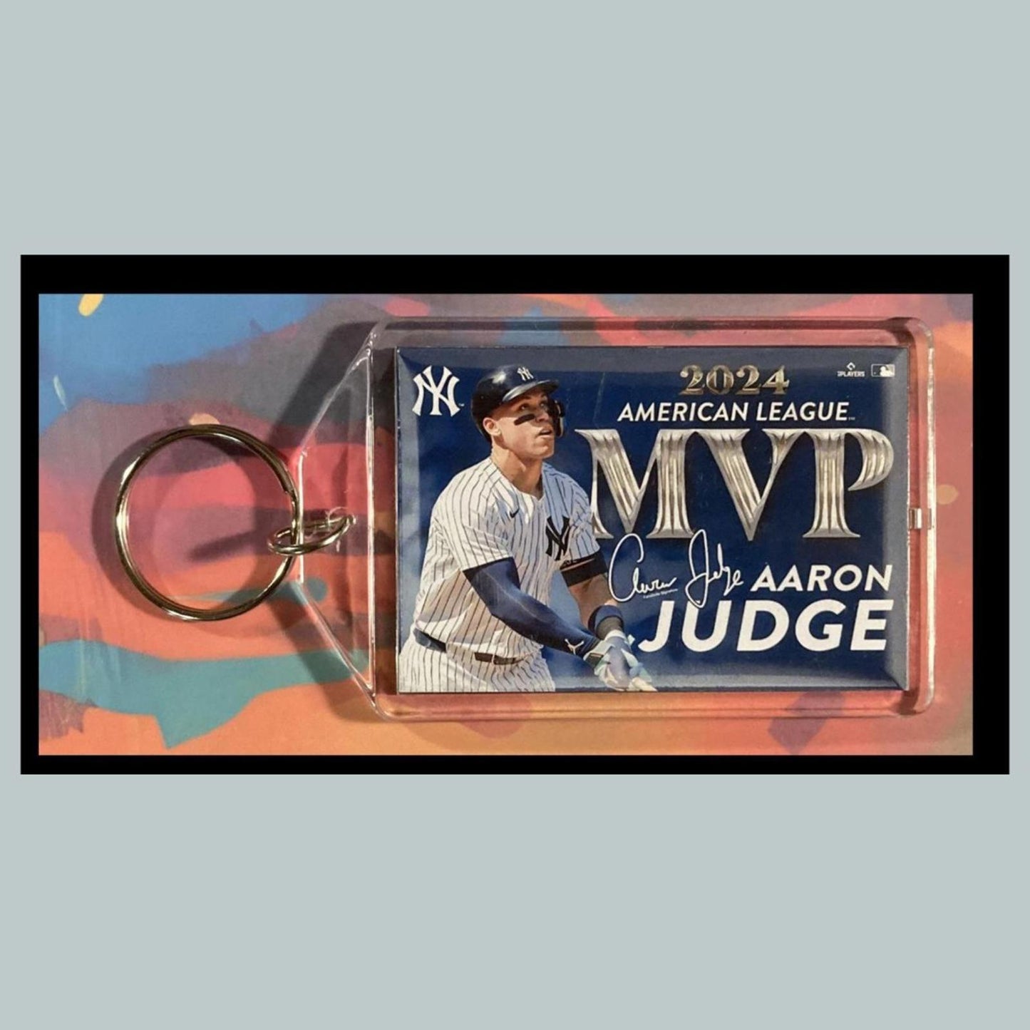 0348 Aaron Judge MVP Custom Hand Made Keychain-Makes A Great Gift