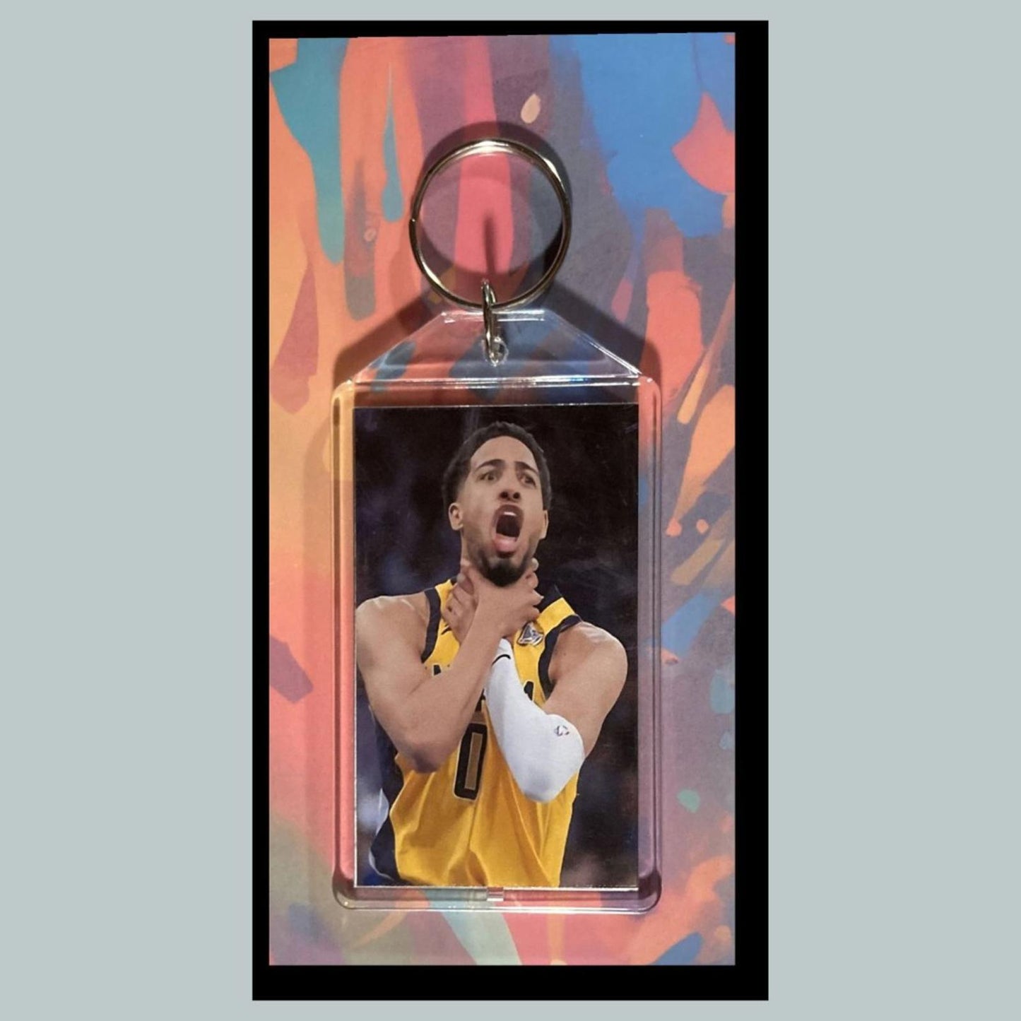 0399 Choke Tyrese Haliburton Custom Hand Made Keychain - Makes A Great Gift