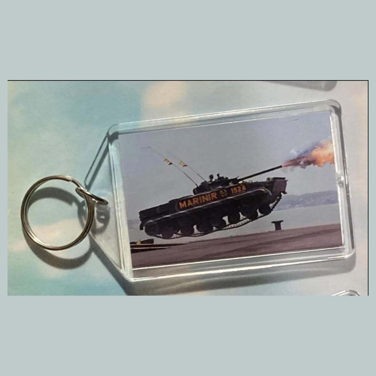 3554 BMP-3F Amphibious Armoured Tank  Keychain | Vintage Automobile Keychain MSC KYC