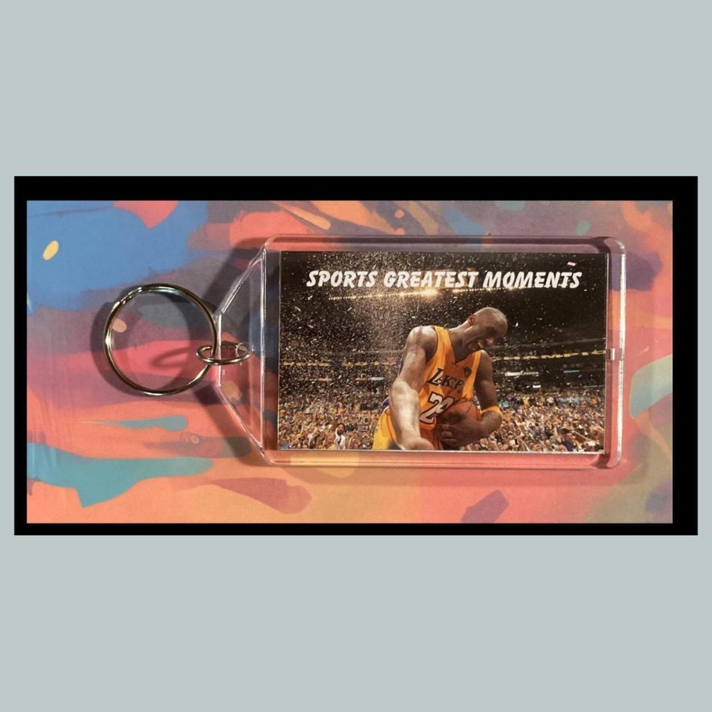 0380 Kobe Bryant Sports Greatest Moments Custom Hand Made Keychain