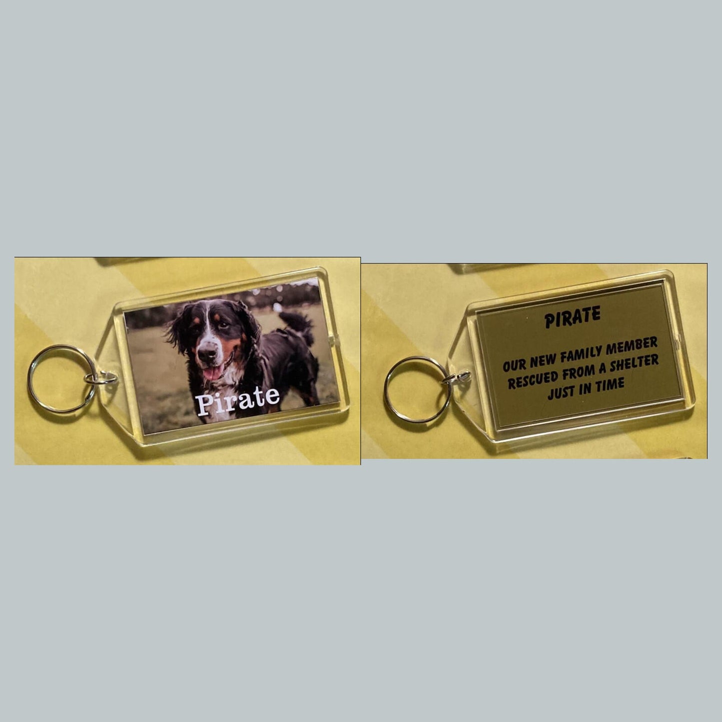 0710 Pirate Personalized Custom Hand Made Keychain