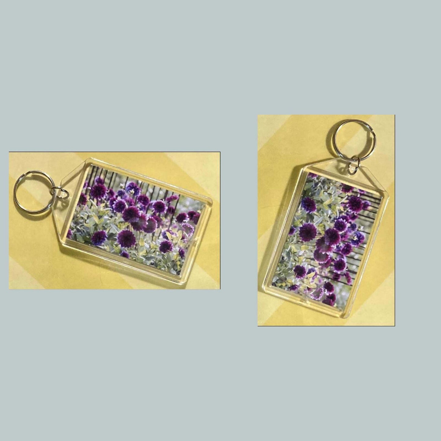 3678 Dahlia Acrylic Keychain | Floral Keychain | Flower Lover Gift MSC KYC