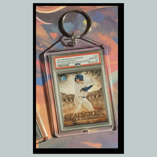 3481 Roman Anthony 2024 Chrome Gladiators/Diamond Custom Hand Made Keychain Gift BBL KYC