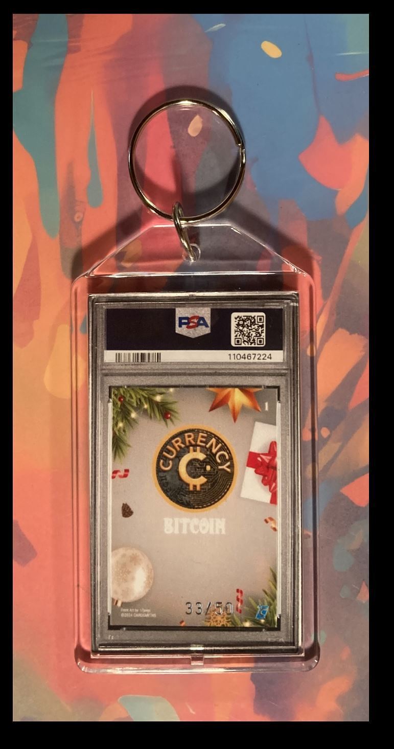 3181 Currency Holiday 2024 Silver - Custom Made Keychain -  Makes A Great Gift KYC MSC