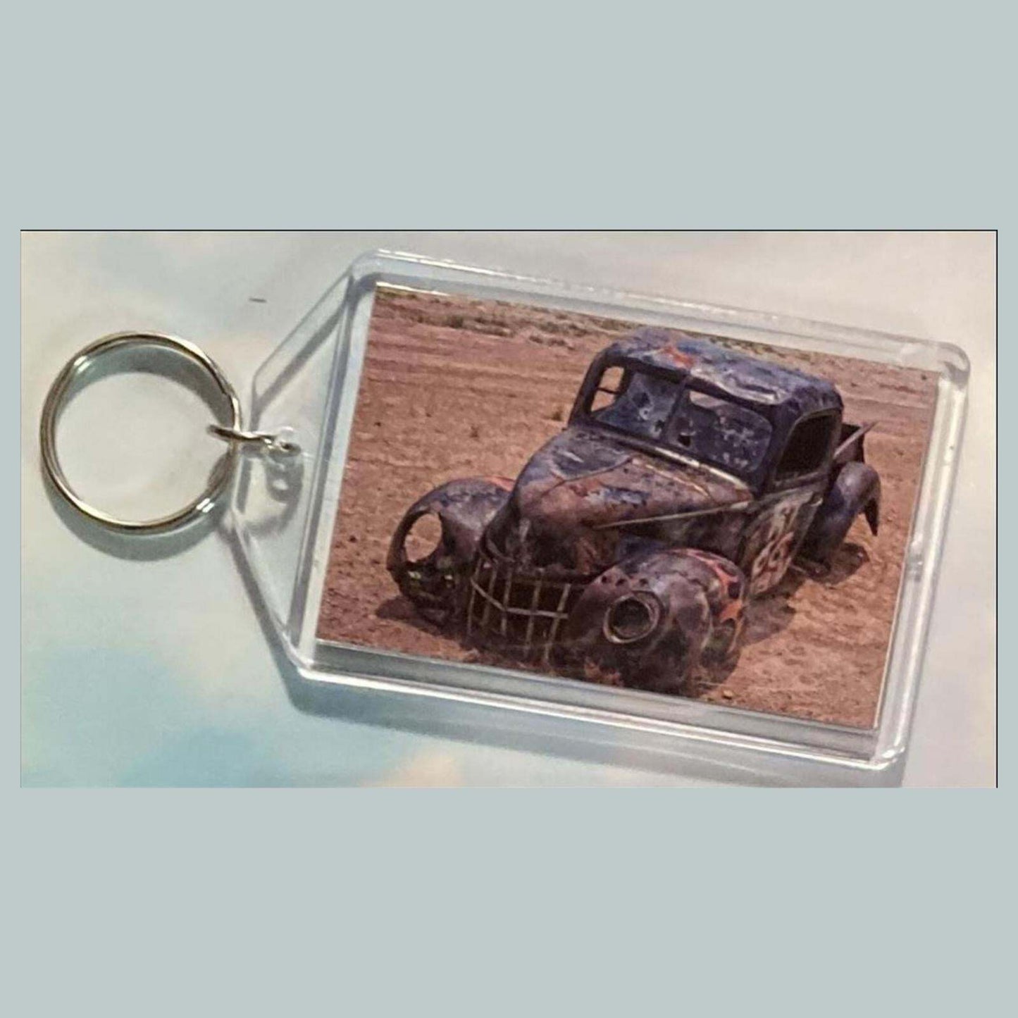 3578 1945 Ford F-150 Broken Down Acrylic Keychain | Vintage Automobile Keychain MSC KYC