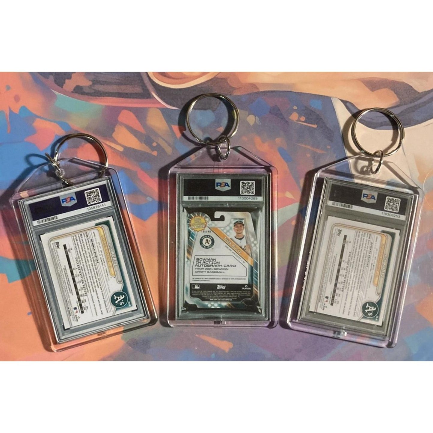 0267B Nick Kurtz 3 Pack Bundle - 3 Different Custom Novelty Keychains-Great Gift