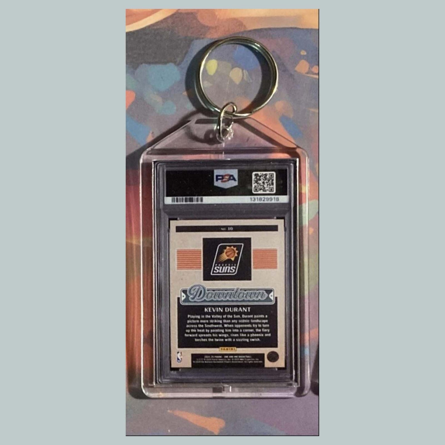 3543 2024 Panini One And One Kevin Durant Downtown Custom Keychain A Great Gift BKL KYC
