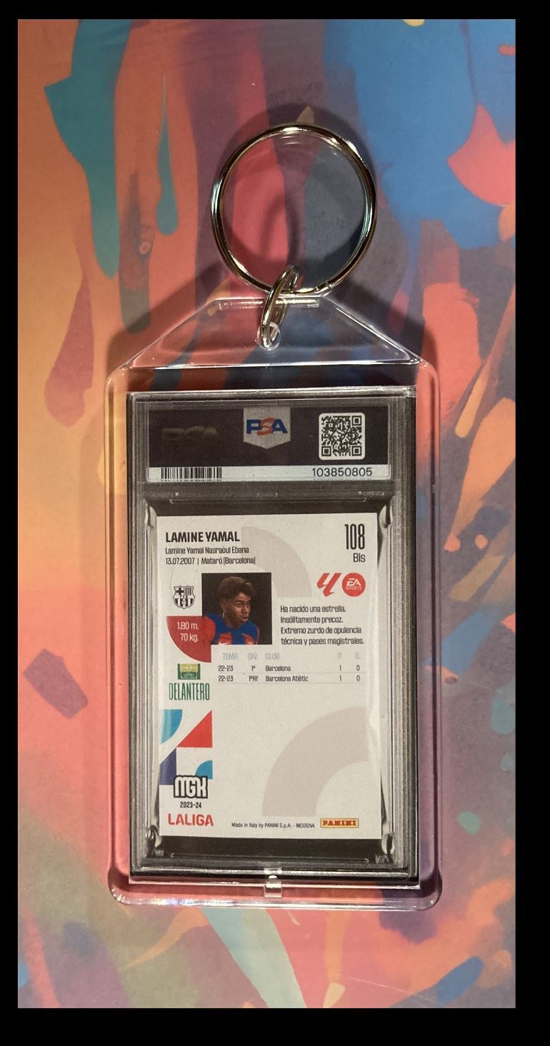 3017 Lamine Yamal  2023 Megacracks Liga Custom Keychain Great Gift KYC MSC