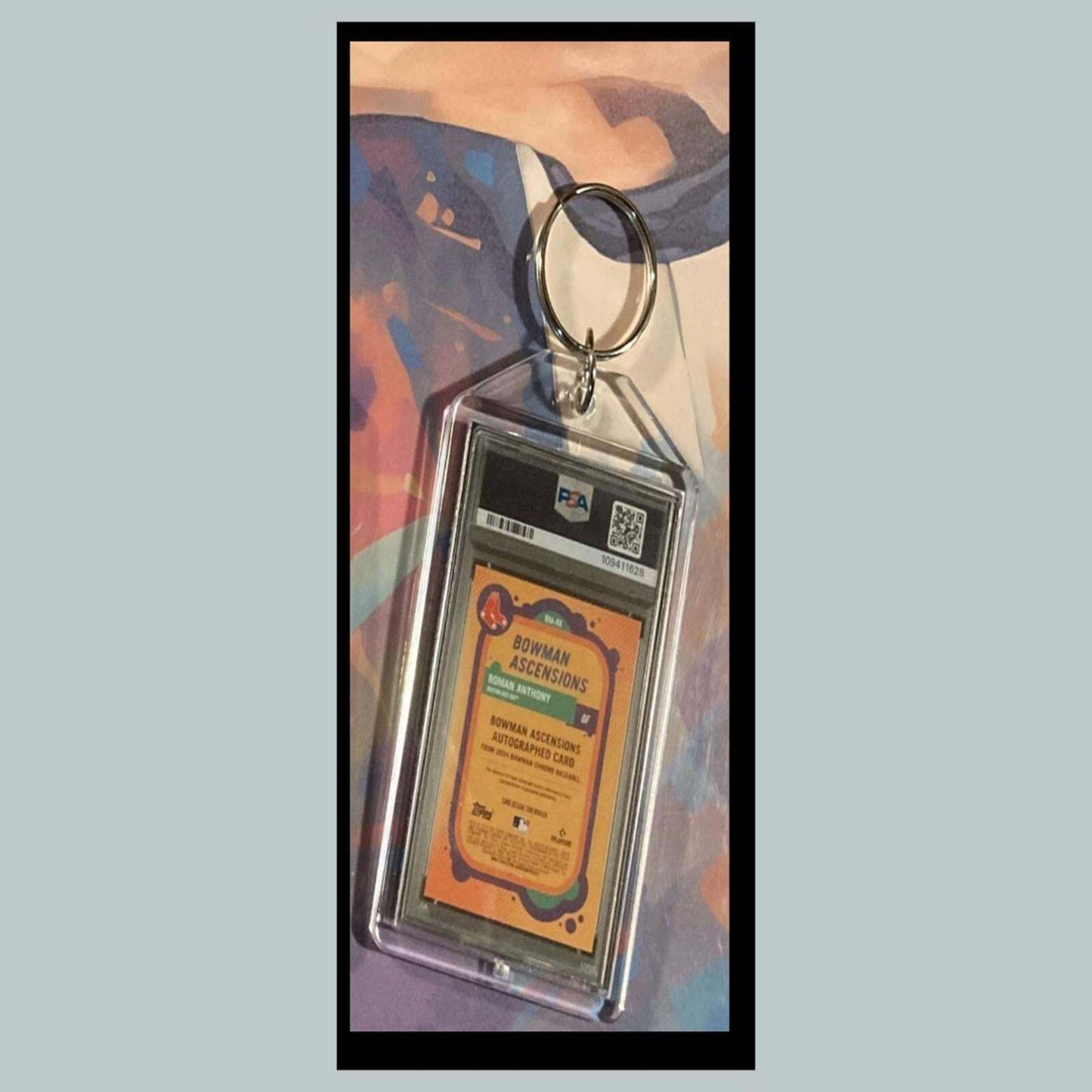 3385 Roman Anthony 2024 Chrome Ascensions SuperFractor Auto Custom Made Keychain BBL KYC