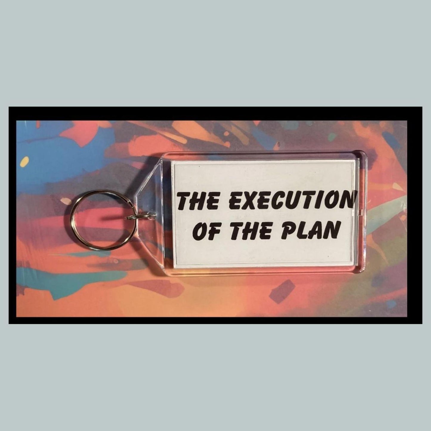 0392 Trump The Execution Of The Plan Custom Hand Made Keychain-Makes Great Gift
