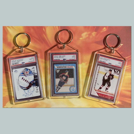 3661B Henrik Lundqvist/Gretzky/Carter Custom Hand Made Keychains Bundle MSC KYC