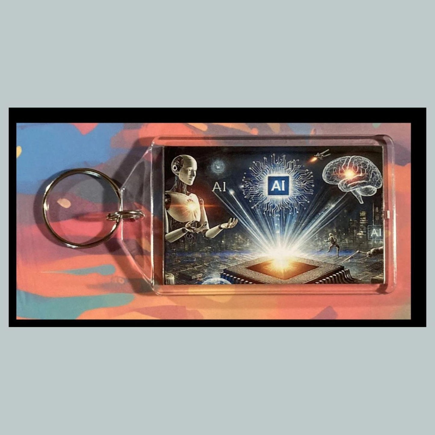 0351 AI - Custom Made Keychain Custom Hand Made Keychain-Makes A Great Gift