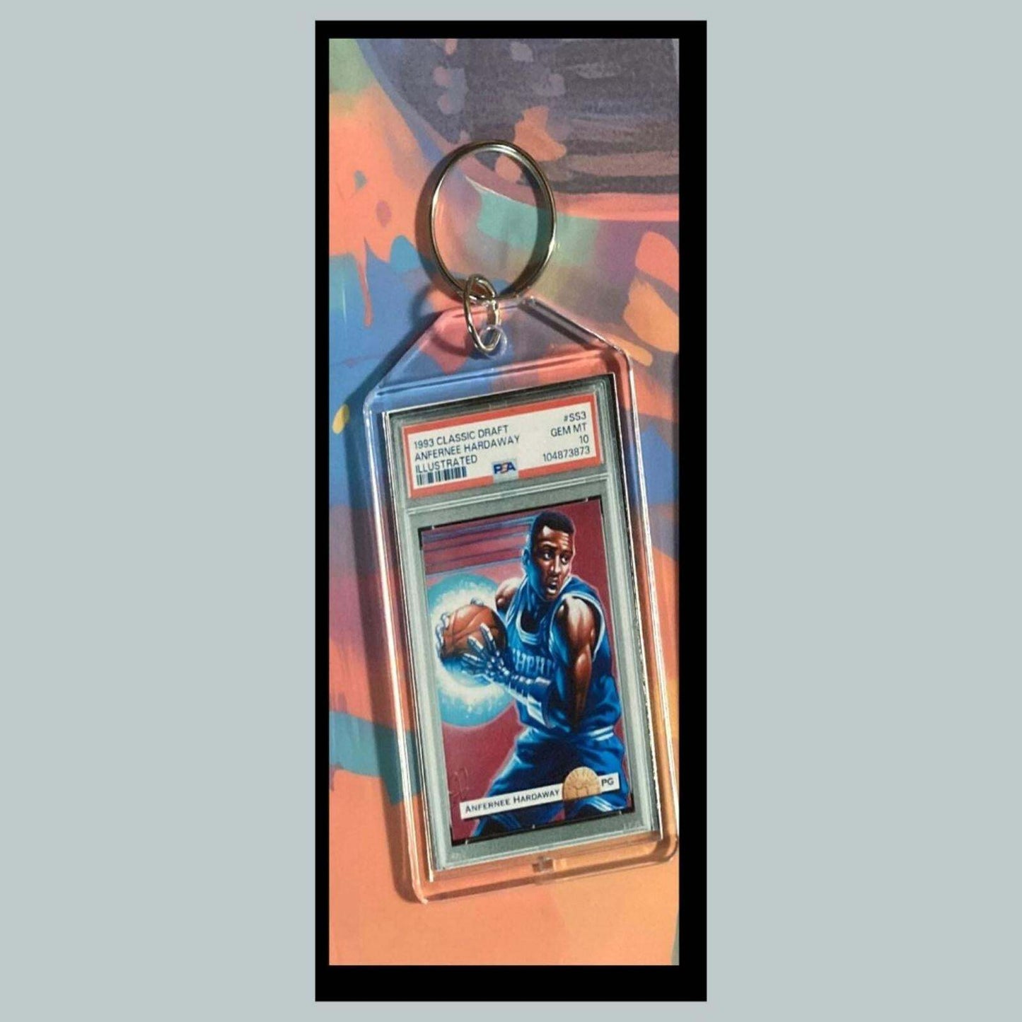 3424 Penny Hardaway 1993 Classic Illustrated Custom Hand Made Novelty Keychain BKL KYC