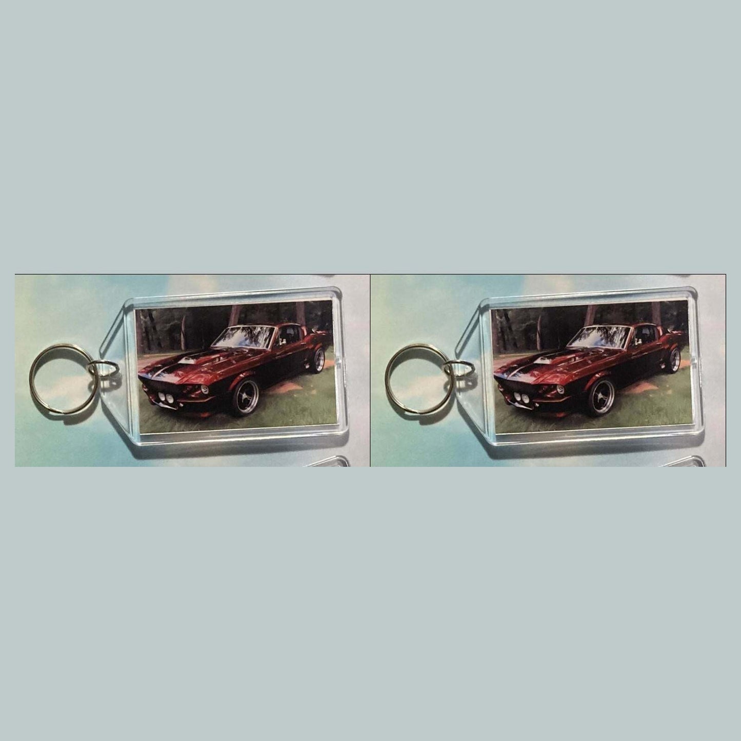3559 1967 Ford Mustang Shelby GT500  Keychain |Vintage Automobile Photo Keychain MSC KYC