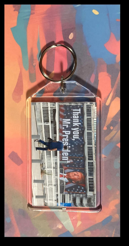 3353 Trump The Real Mr Big Balls  Custom Hand Made Keychain-Makes A Great Gift KYC MSC