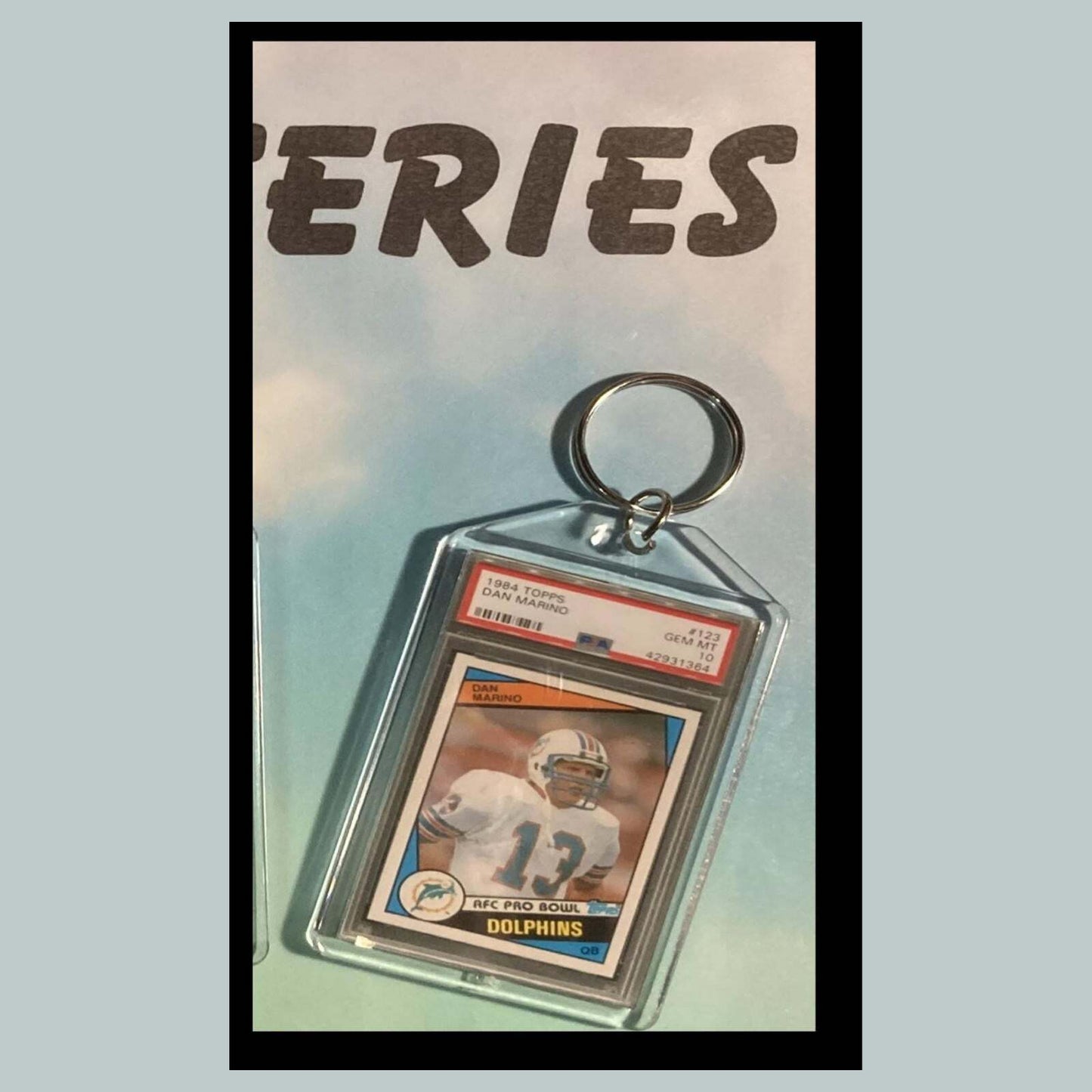 3476 Dan Marino 1984 Rookie Custom Hand Made Keychain - Makes A Great Gift FBL