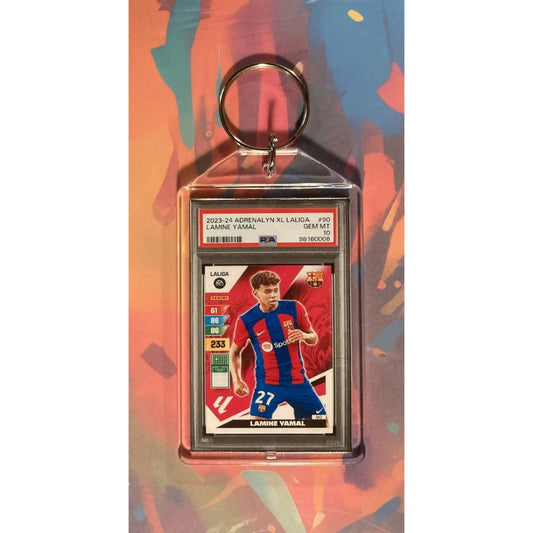0057 Lamine Yamal 2023 Panini Adrenalyn XL Laliga - Custom Keychain-Great Gift