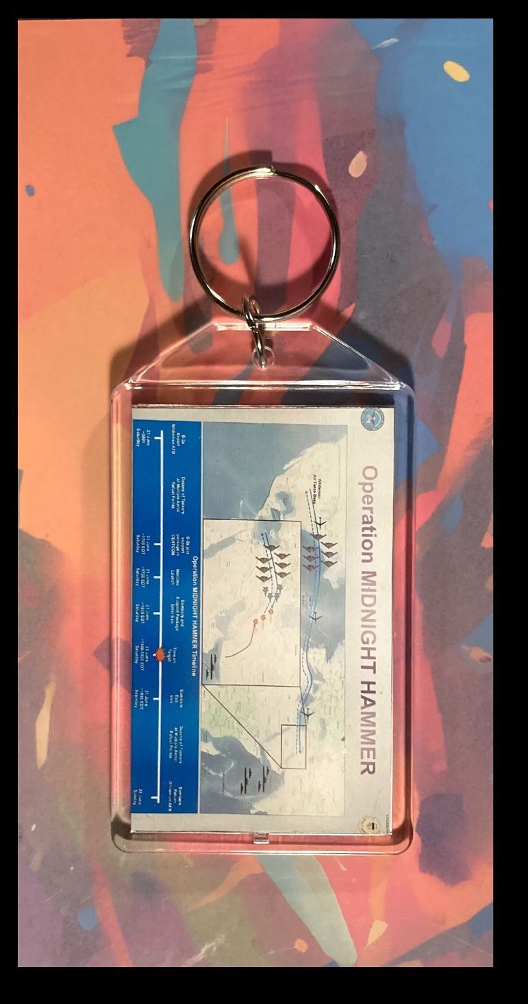 3348 Trump The Plans Set In Motion Custom Hand Made Keychain-Makes A Great Gift KYC MSC