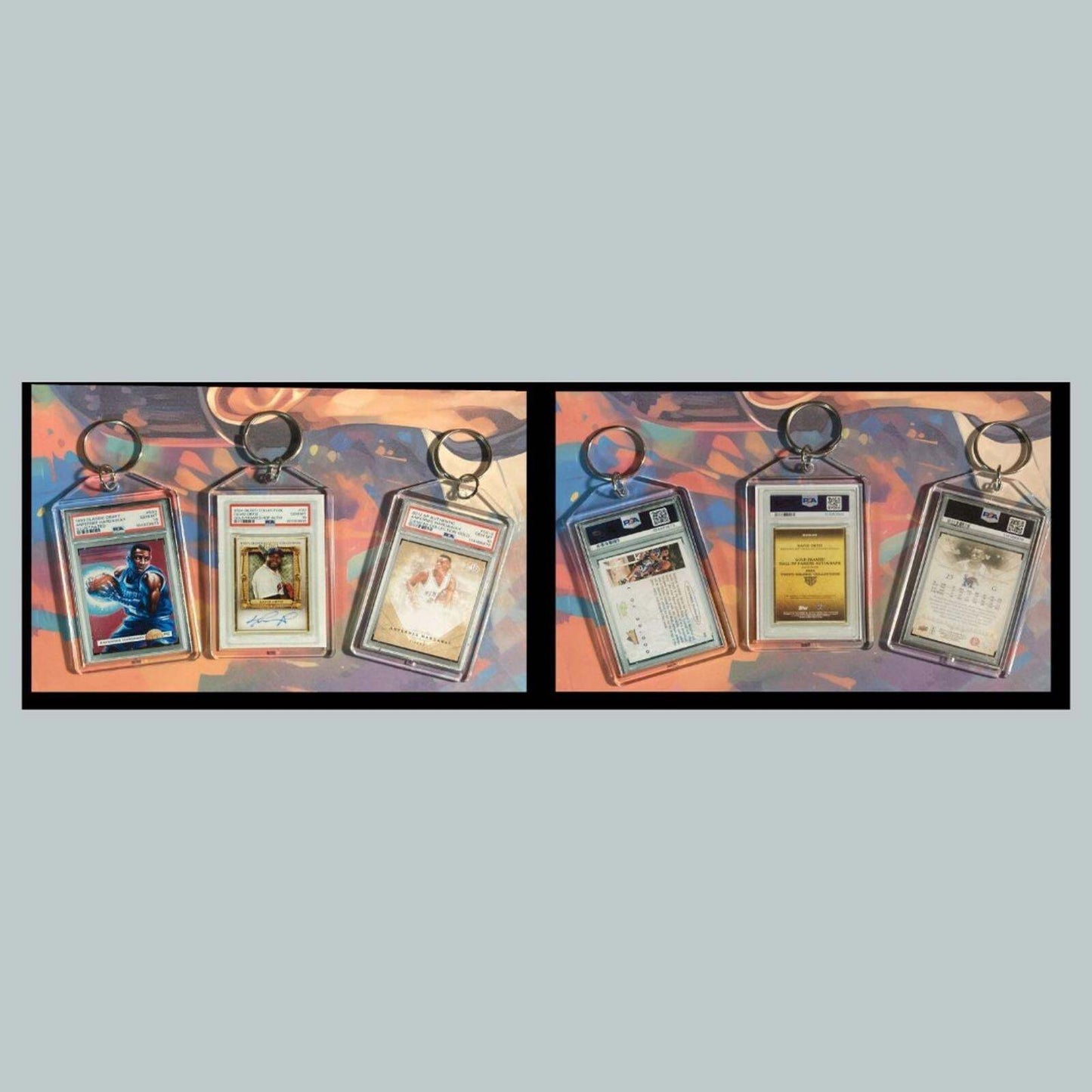 3419 Penny Hardaway/David Ortiz 3 Pack Bundle - 3 Diff Custom Novelty Keychains BKL KYC