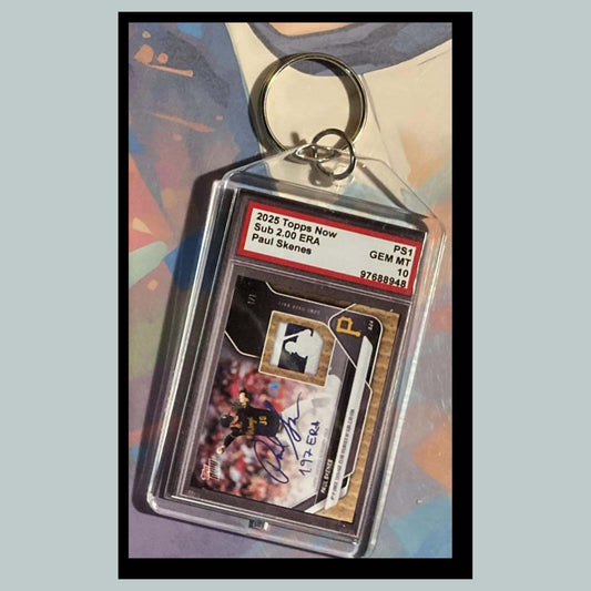 3524 Paul Skenes Sub 2.00 ERA 2025 Now Custom Made Keychain-Makes A Great Gift BBL KYC