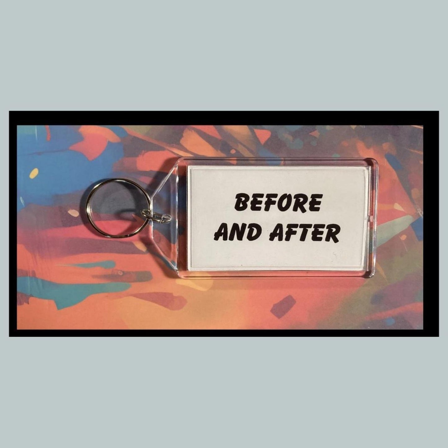 0395 Trump Before And After Proof  Custom Hand Made Keychain-Makes A Great Gift0