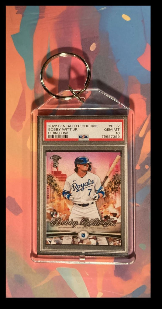 3013 Boy Witt Jr 2022 Topps Ben Baller Chrome Ridin' Low - Custom Keychain BBL KYC