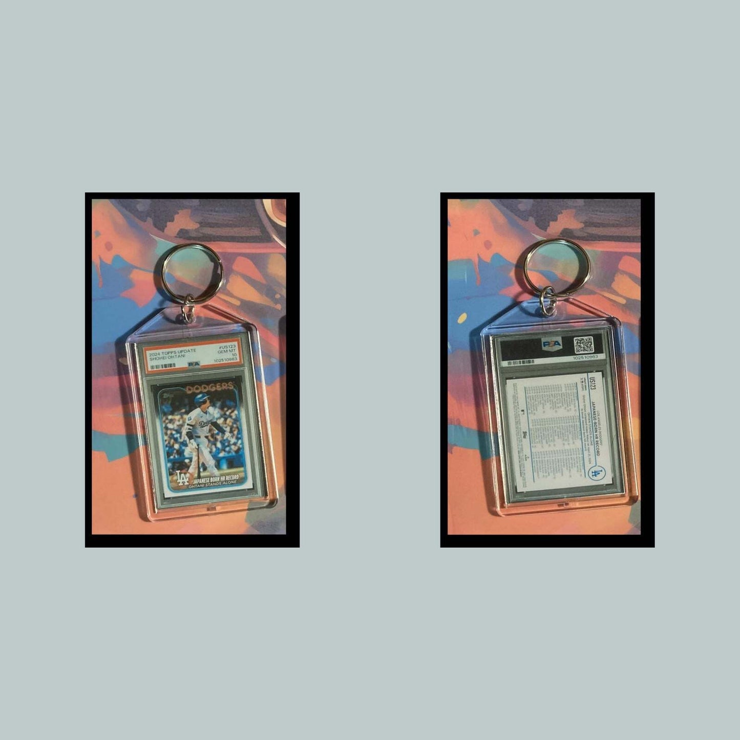 3488 SO 2024 Update Japanese Born HR Record Keychain BBL KYC