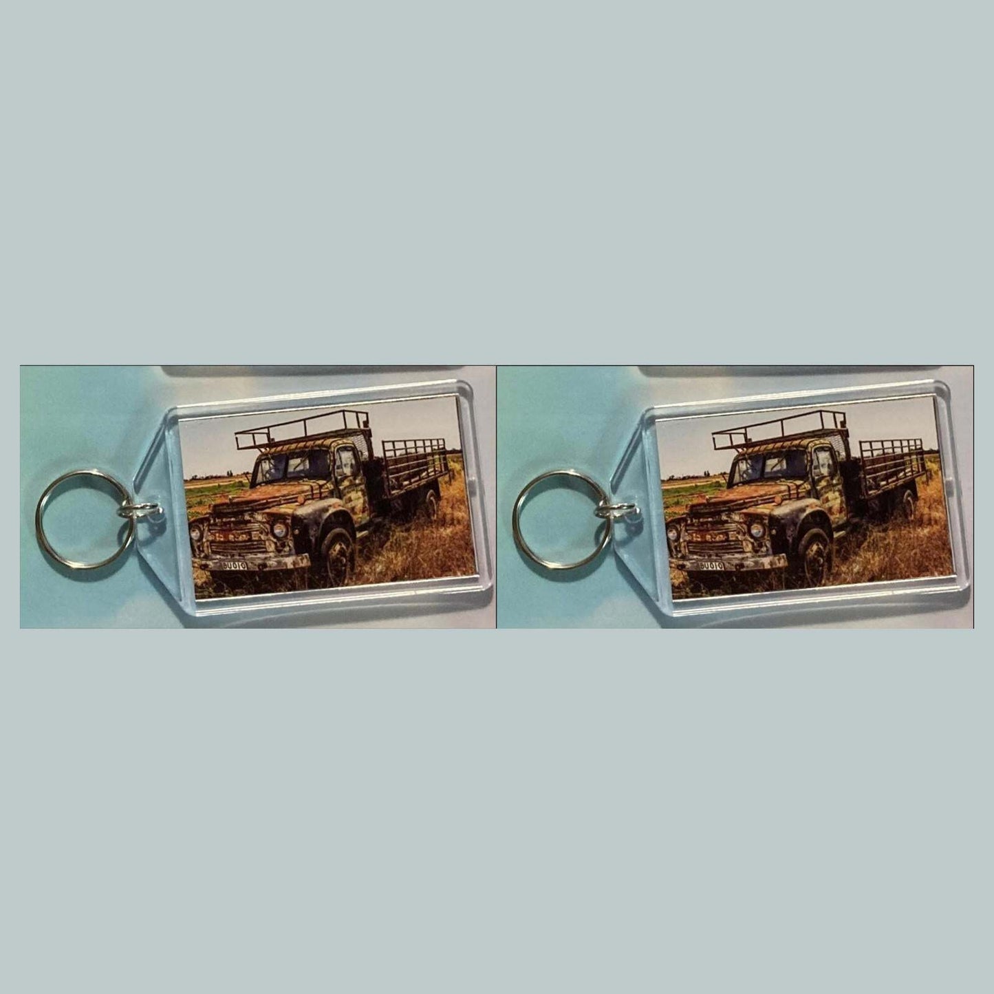 3585 1951 Plymouth Cranbrook In Desert  Keychain | Vintage Automobile  Keychain MSC KYC