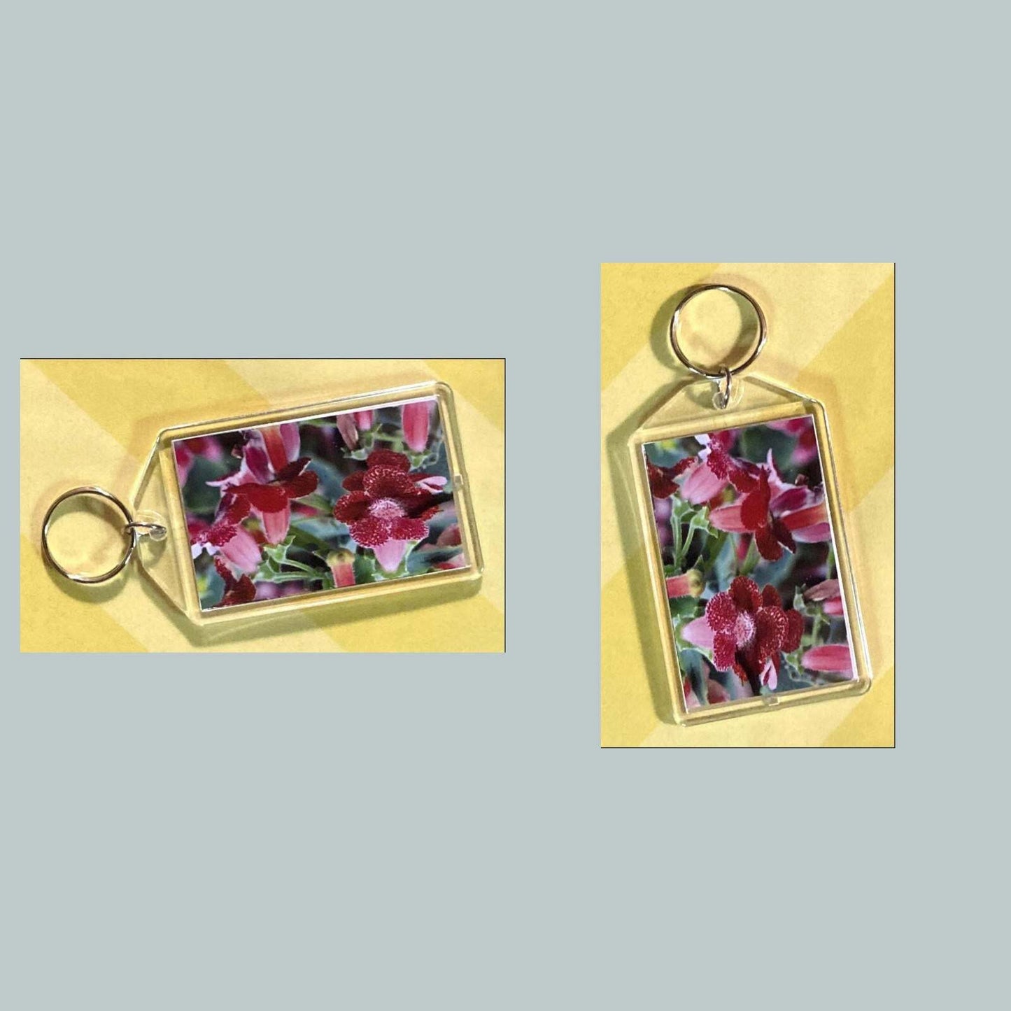 3702 Kohleria Acrylic Keychain | Floral Keychain | Flower Lover Gift MSC KYC