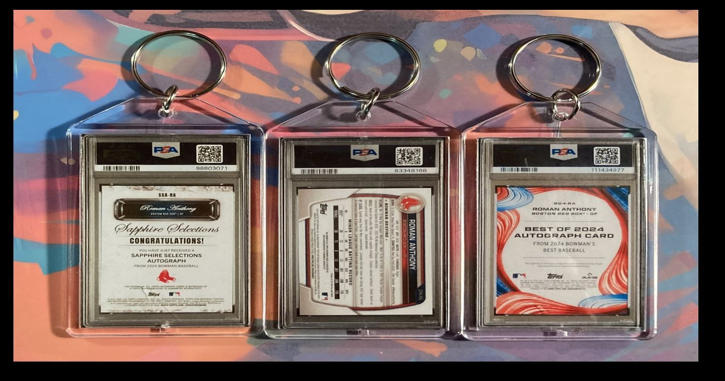 3150B Roman Anthony  3 Pack Bundle 3 Different Custom Novelty Keychains BBL KYC