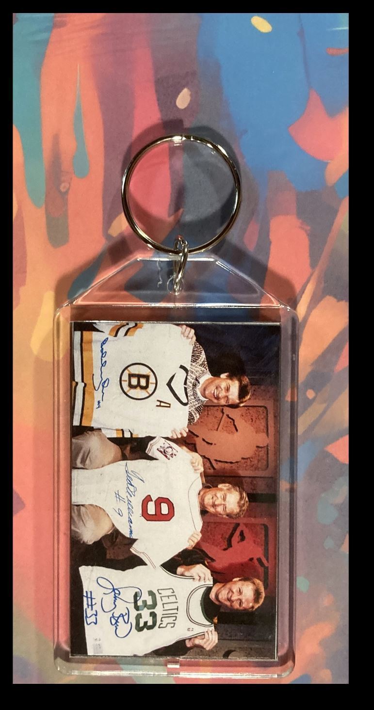 3330 Boston Heroes Orr-Williams-Bird -Custom Hand Made Keychain - A Great Gift  BBL BKL KYC