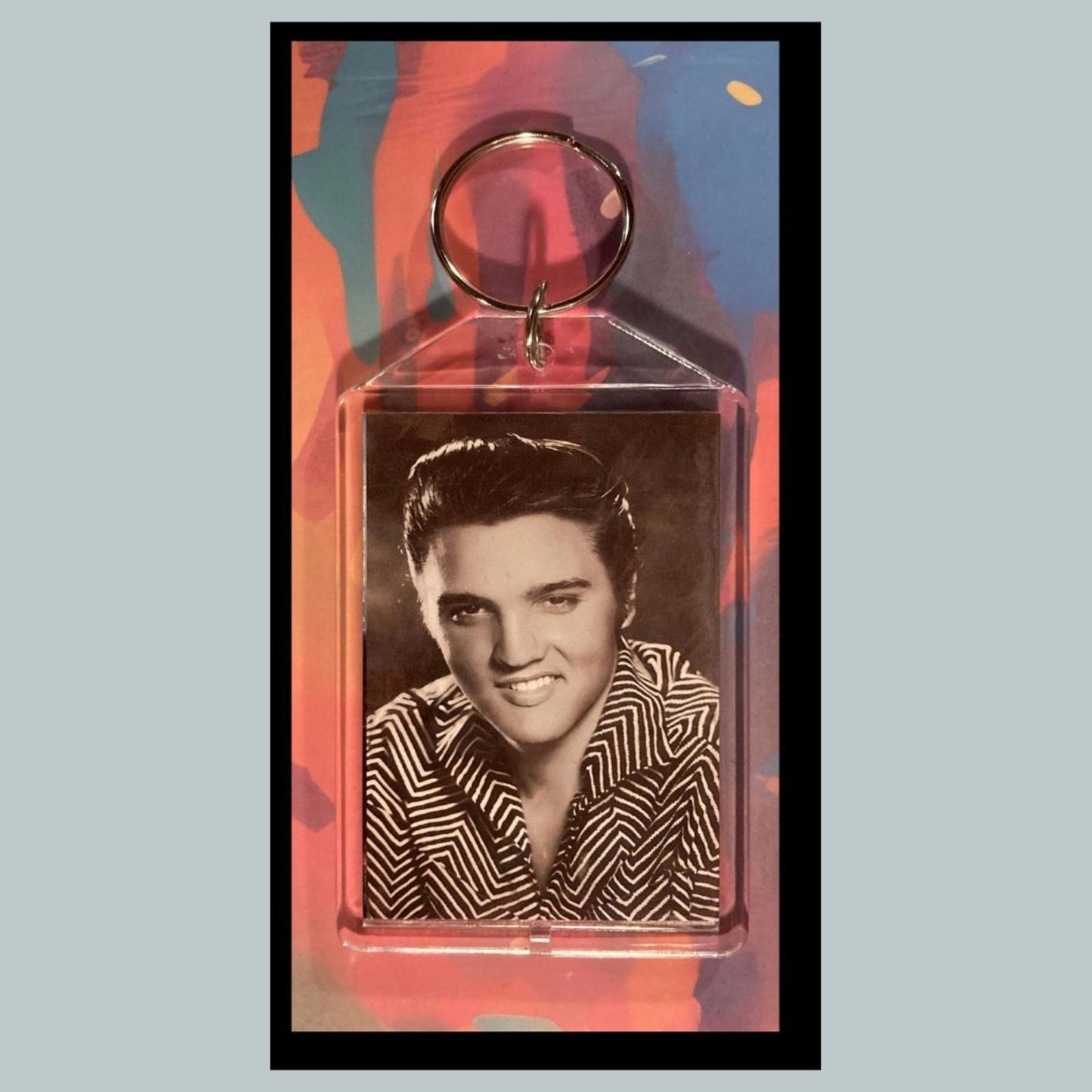 0375 Elvis - Custom Made Keychain Custom Hand Made Keychain - Makes A Great Gift