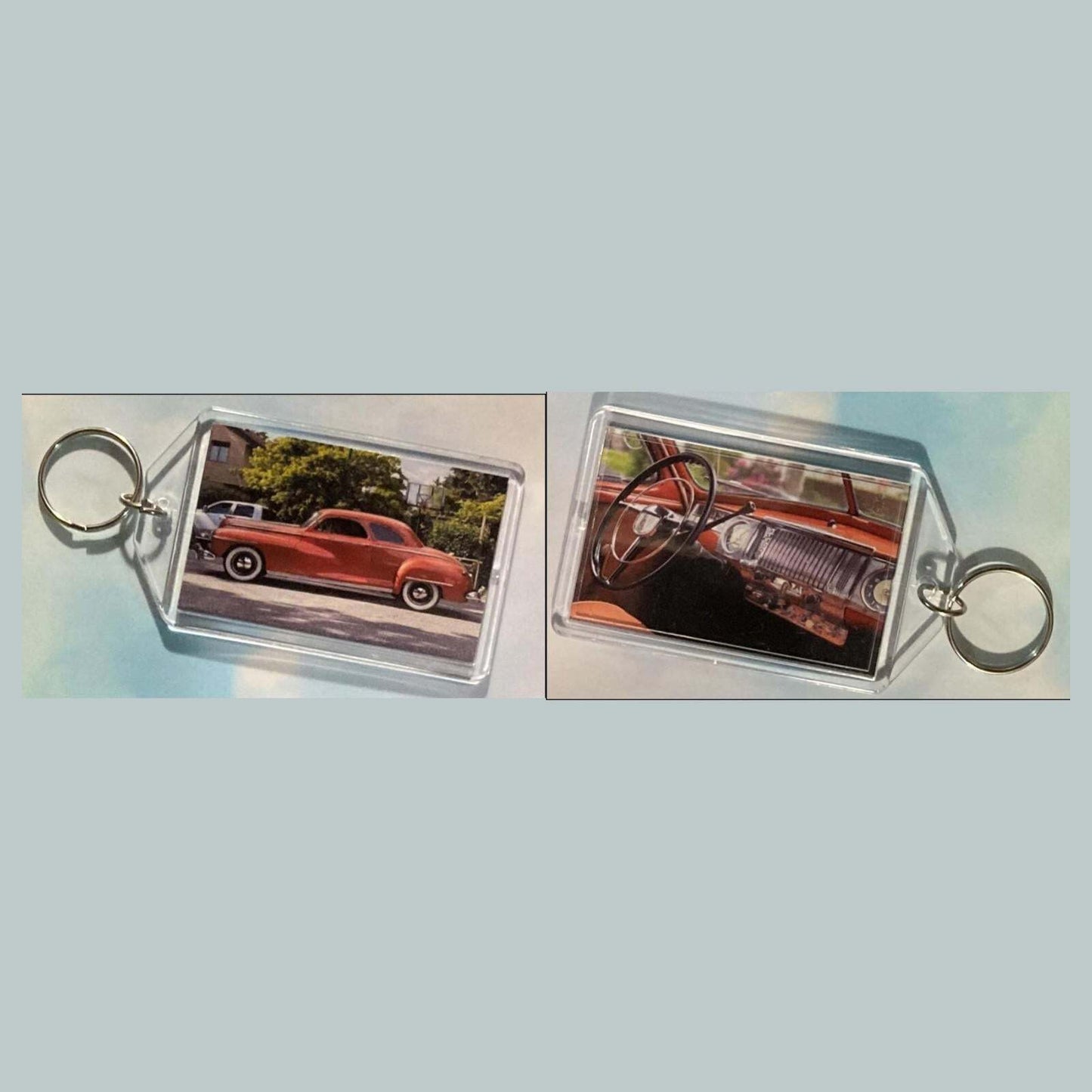 3571 1946 Dodge D24 Club Coupe Acrylic Keychain | Vintage Automobile Keychain MSC KYC
