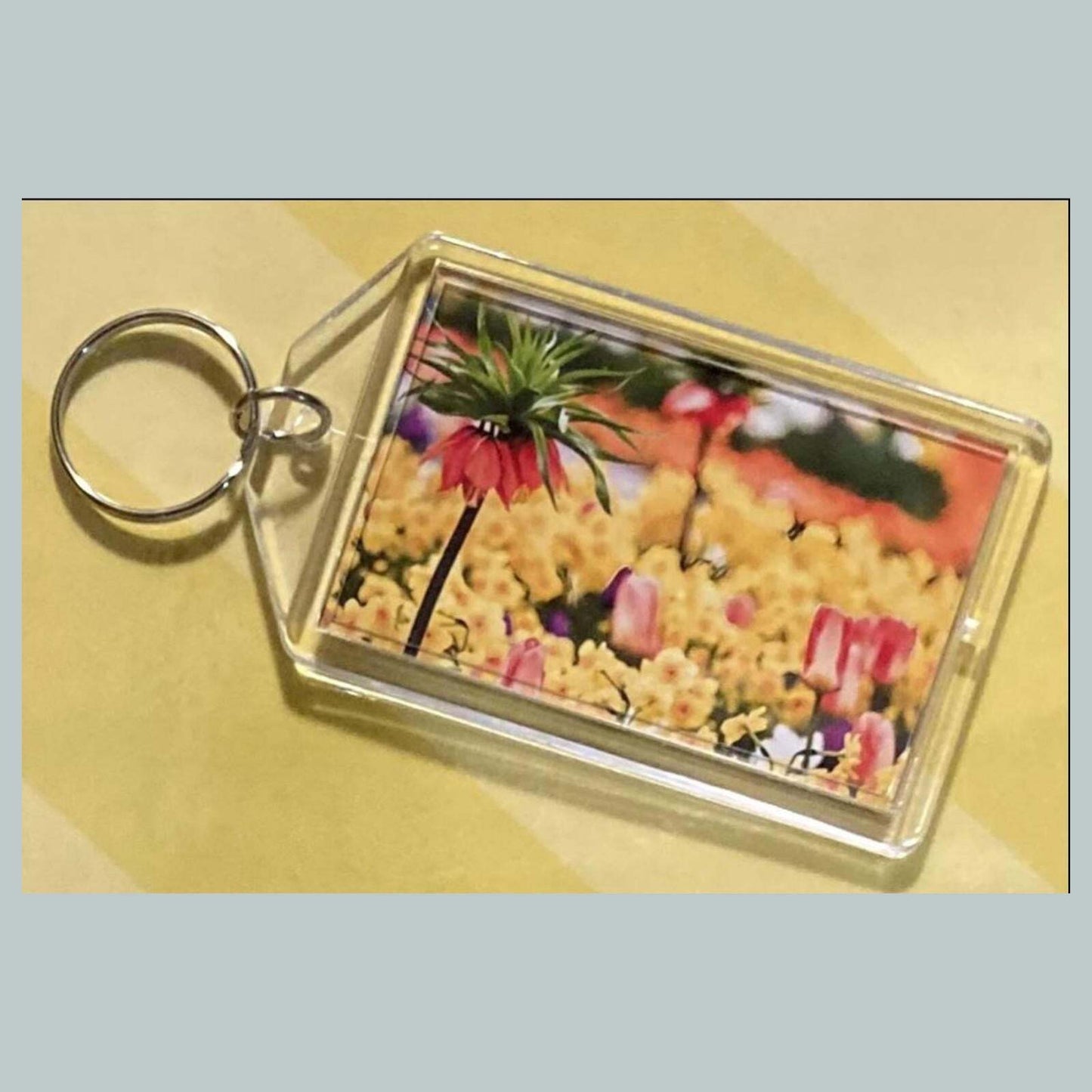 3679 Crown Imperial Acrylic Keychain | Floral Keychain | Flower Lover Gift MSC KYC