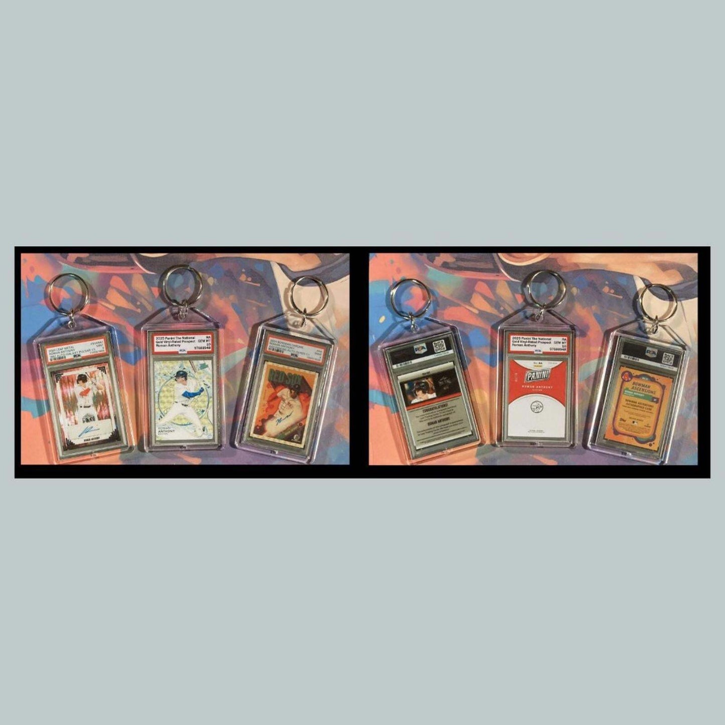 3379B Roman Anthony 3 Pack Bundle - 3 Different Custom Novelty Keychains - Gift BBL KYC